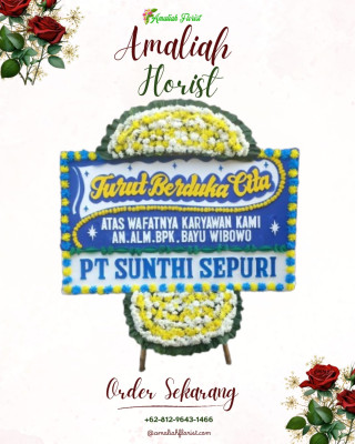 Papan Bunga Duka di Cimanggis