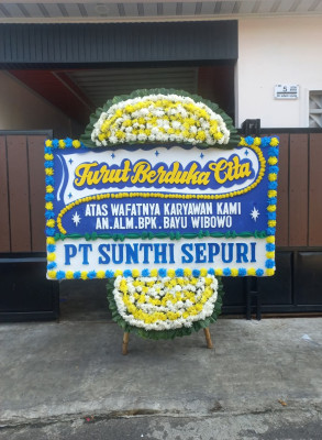 Papan Bunga Duka di Cimanggis