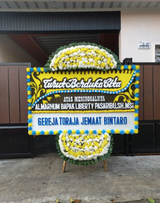 Papan Bunga Duka di Cimanggis